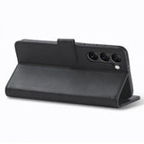 Lc.Imeeke Samsung Galaxy S24 Etui med Kortrum Stativfunktion Sort