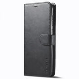 Lc.Imeeke Samsung Galaxy S24 Etui med Kortrum Stativfunktion Sort