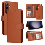 Betopnice Samsung Galaxy S24 Etui med Aftageligt Cover 005 Brun