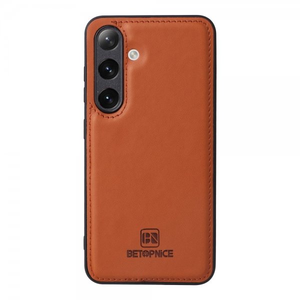 Betopnice Samsung Galaxy S24 Etui med Aftageligt Cover 005 Brun