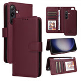 Betopnice Samsung Galaxy S24 Etui med aftageligt Cover 005 Rød