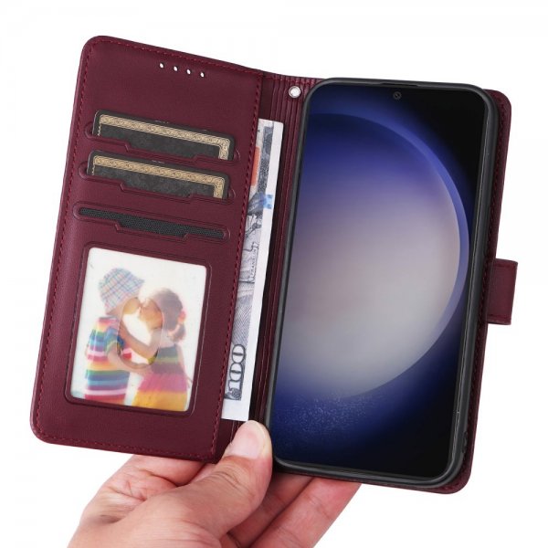 Betopnice Samsung Galaxy S24 Etui med aftageligt Cover 005 Rød