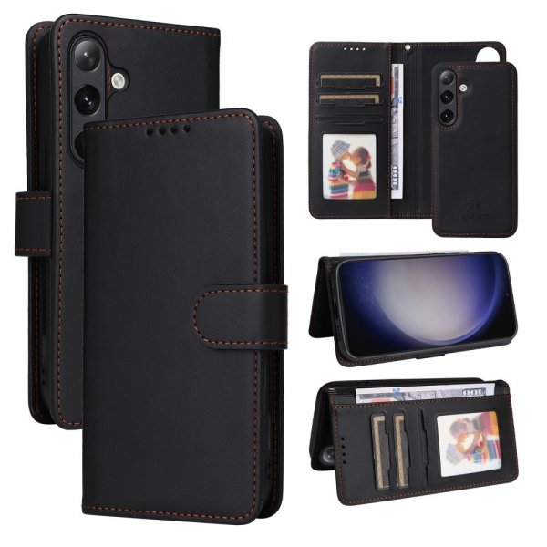 Betopnice Samsung Galaxy S24 Cover med Aftageligt Cover 005 Sort