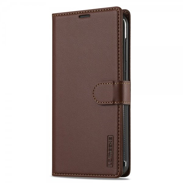 Lc.Imeeke Samsung Galaxy S24 Etui med Aftageligt Cover L2 Series MagSafe Brun