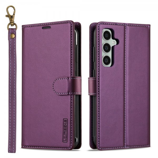 Lc.Imeeke Samsung Galaxy S24 Cover med Aftageligt Cover L2 Series MagSafe Lilla