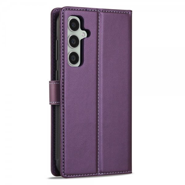 Lc.Imeeke Samsung Galaxy S24 Cover med Aftageligt Cover L2 Series MagSafe Lilla