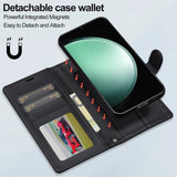 Lc.Imeeke Samsung Galaxy S24 Etui med Aftageligt Cover L2 Series MagSafe Sort