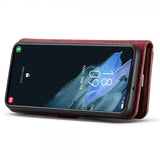 Dg.Ming Samsung Galaxy S24 Etui med Aftageligt Cover Rød
