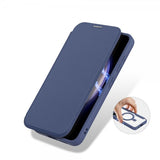 Dux Ducis Samsung Galaxy S24 Cover Skin X Pro Series Kickstand MagSafe Blå