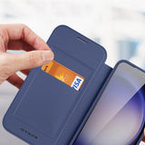 Dux Ducis Samsung Galaxy S24 Cover Skin X Pro Series Kickstand MagSafe Blå