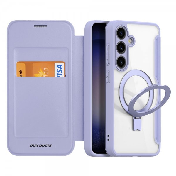 Dux Ducis Samsung Galaxy S24 Cover Skin X Pro Series Kickstand MagSafe Lilla