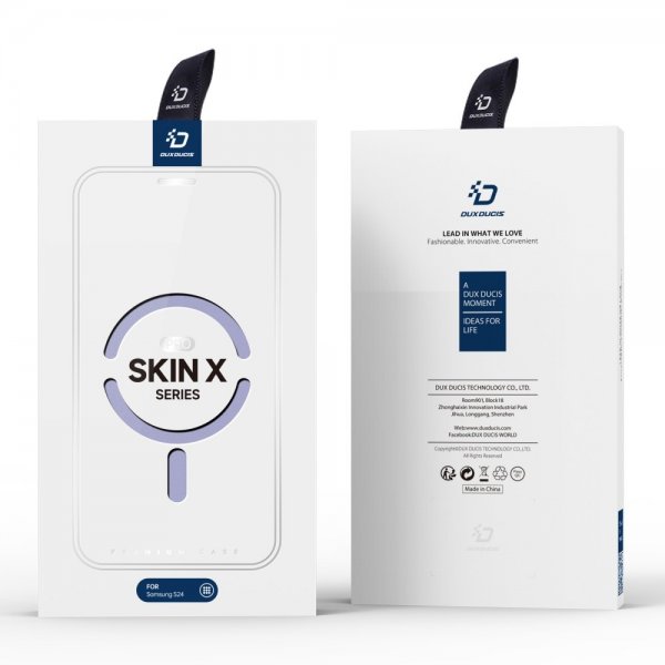 Dux Ducis Samsung Galaxy S24 Cover Skin X Pro Series Kickstand MagSafe Lilla