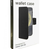 Celly Samsung Galaxy S24 Etui Wally Wallet Case Sort