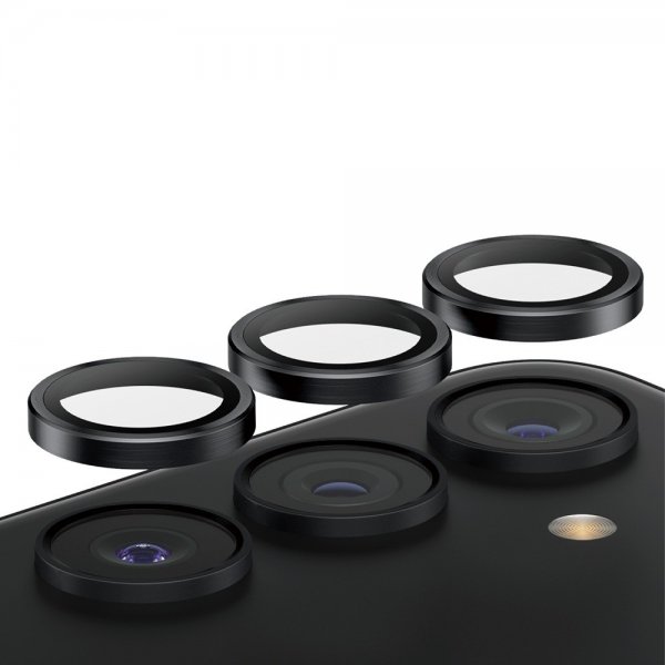 PanzerGlass Samsung Galaxy S23/S23 Plus/S24 Kamera Beskyttelse Hoops Sort