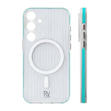 Rvelon Samsung Galaxy S24 Cover Riflet MagSafe Blå