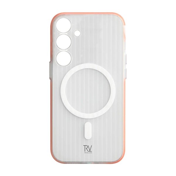 Rvelon Samsung Galaxy S24 Cover Riflet MagSafe Orange