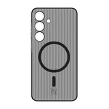 Rvelon Samsung Galaxy S24 Cover Korrugeret MagSafe Sort
