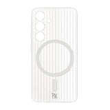 Rvelon Samsung Galaxy S24 Cover Korrugeret MagSafe Hvid