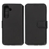 Rvelon Samsung Galaxy S24 Etui Ægte Læder Sort