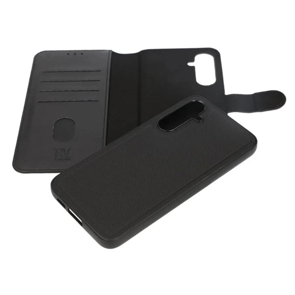 Rvelon Samsung Galaxy S24 Cover Magnetisk Aftagelig Skal Sort