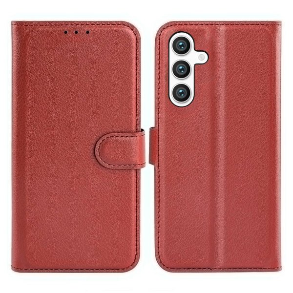 Samsung Galaxy S24 Cover med Stativ Brun