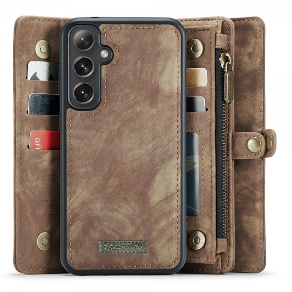 CaseMe Samsung Galaxy S24 Plus Etui 008 Series Aftageligt Cover Brun