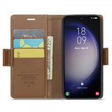 CaseMe Samsung Galaxy S24 Plus Etui 023-serien Brun
