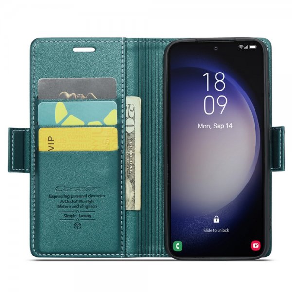CaseMe Samsung Galaxy S24 Plus Cover 023 Series Grøn