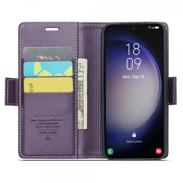 CaseMe Samsung Galaxy S24 Plus Cover 023 Series Lilla