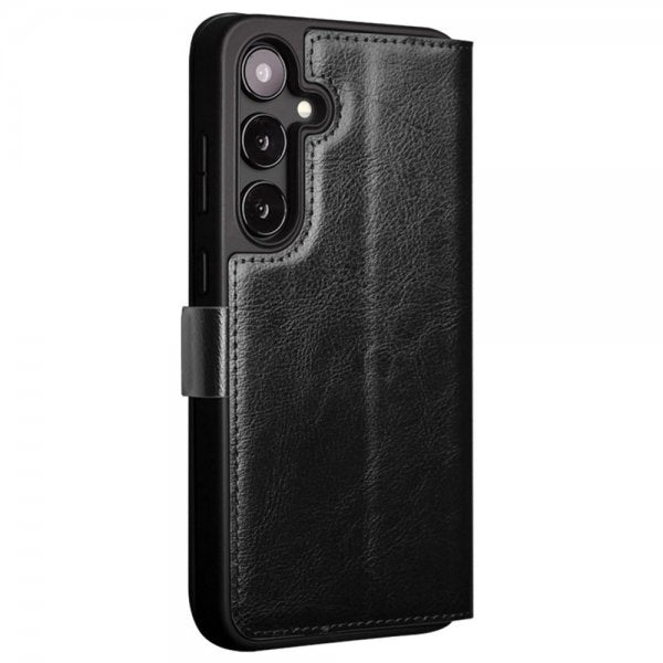Qialino Samsung Galaxy S24 Plus Cover Ægte Læder Sort