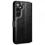 Qialino Samsung Galaxy S24 Plus Cover Ægte Læder Sort