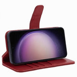 Nordic Covers Samsung Galaxy S24 Plus Cover Essential Leather Poppy Red
