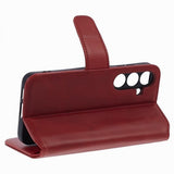 Nordic Covers Samsung Galaxy S24 Plus Cover Essential Leather Poppy Red