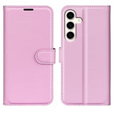 Samsung Galaxy S24 Plus Cover Litchi Pink
