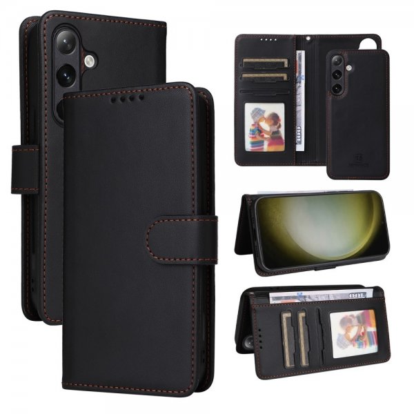 Betopnice Samsung Galaxy S24 Plus Cover med Aftageligt Etui 005 Sort