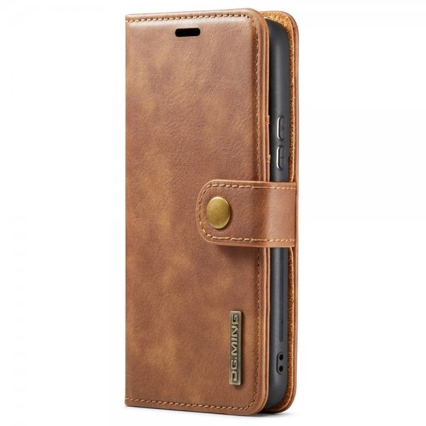 Dg.Ming Samsung Galaxy S24 Plus Cover med Aftageligt Cover Brun