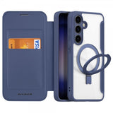Dux Ducis Samsung Galaxy S24 Plus Cover Skin X Pro Series Kickstand MagSafe Blå