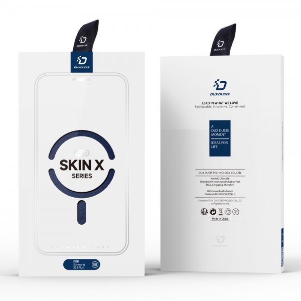 Dux Ducis Samsung Galaxy S24 Plus Cover Skin X Pro Series Kickstand MagSafe Blå