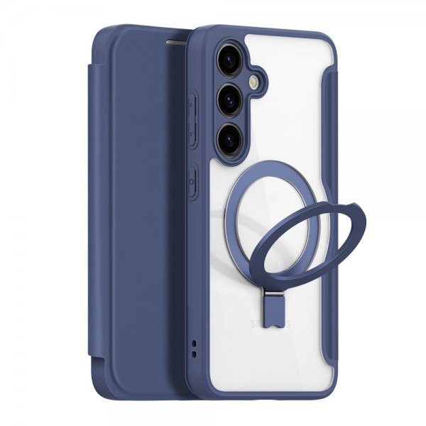 Dux Ducis Samsung Galaxy S24 Plus Cover Skin X Pro Series Kickstand MagSafe Blå