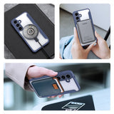 Dux Ducis Samsung Galaxy S24 Plus Cover Skin X Pro Series Kickstand MagSafe Blå