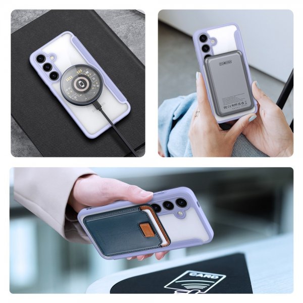 Dux Ducis Samsung Galaxy S24 Plus Cover Skin X Pro Series MagSafe Lilla