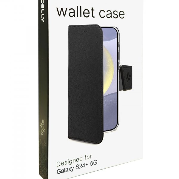 Celly Samsung Galaxy S24 Plus Etui Wally Wallet Case Sort