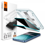 Spigen Samsung Galaxy S24 Plus/Galaxy S25 Plus Skærmbeskyttelse GLAS.tR EZ Fit Privacy 2-pak