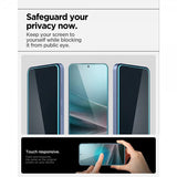 Spigen Samsung Galaxy S24 Plus/Galaxy S25 Plus Skærmbeskyttelse GLAS.tR EZ Fit Privacy 2-pak