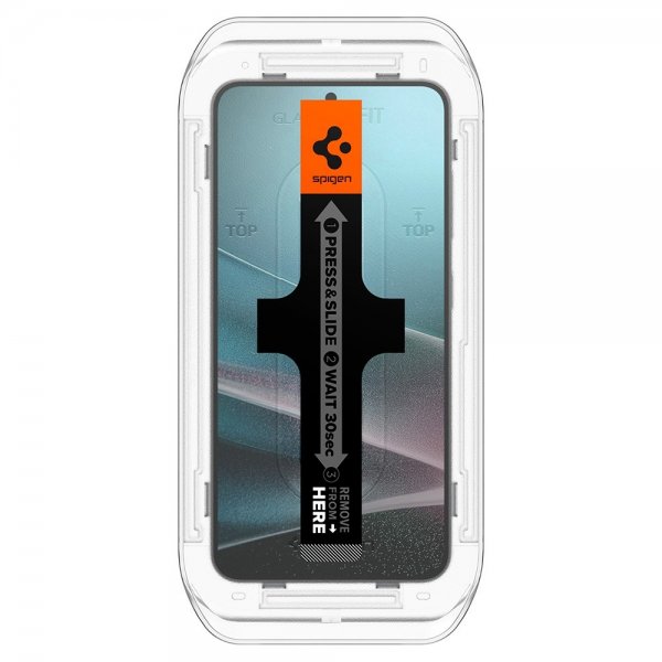 Spigen Samsung Galaxy S24 Plus/Galaxy S25 Plus Skærmbeskyttelse GLAS.tR EZ Fit Privacy 2-pak