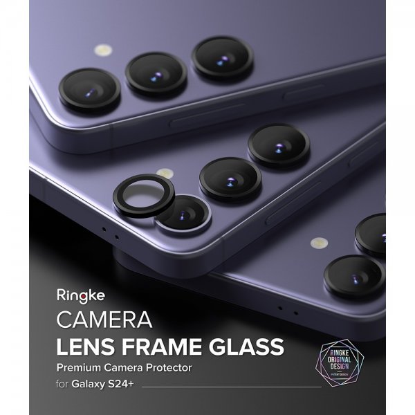 Ringke Samsung Galaxy S24 Plus Kamerabeskyttelse Kamera Linse Ramme Sort