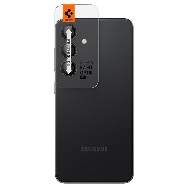 Spigen Samsung Galaxy S24 Plus Kamera Beskyttelse GLAS.tR EZ Fit Optik Pro 2-pak Sort