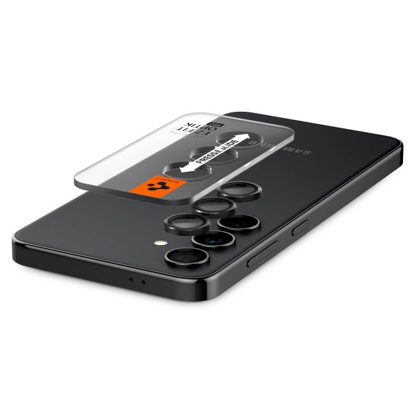 Spigen Samsung Galaxy S24 Plus Kamera Beskyttelse GLAS.tR EZ Fit Optik Pro 2-pak Sort