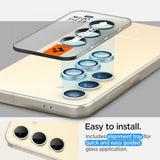 Spigen Samsung Galaxy S24 Plus Kamerabeskyttelse GLAS.tR EZ Fit Optik Pro 2-pak Gul
