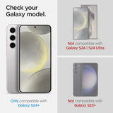 Spigen Samsung Galaxy S24 Plus Kamerabeskyttelse GLAS.tR EZ Fit Optik Pro 2-pak Gul